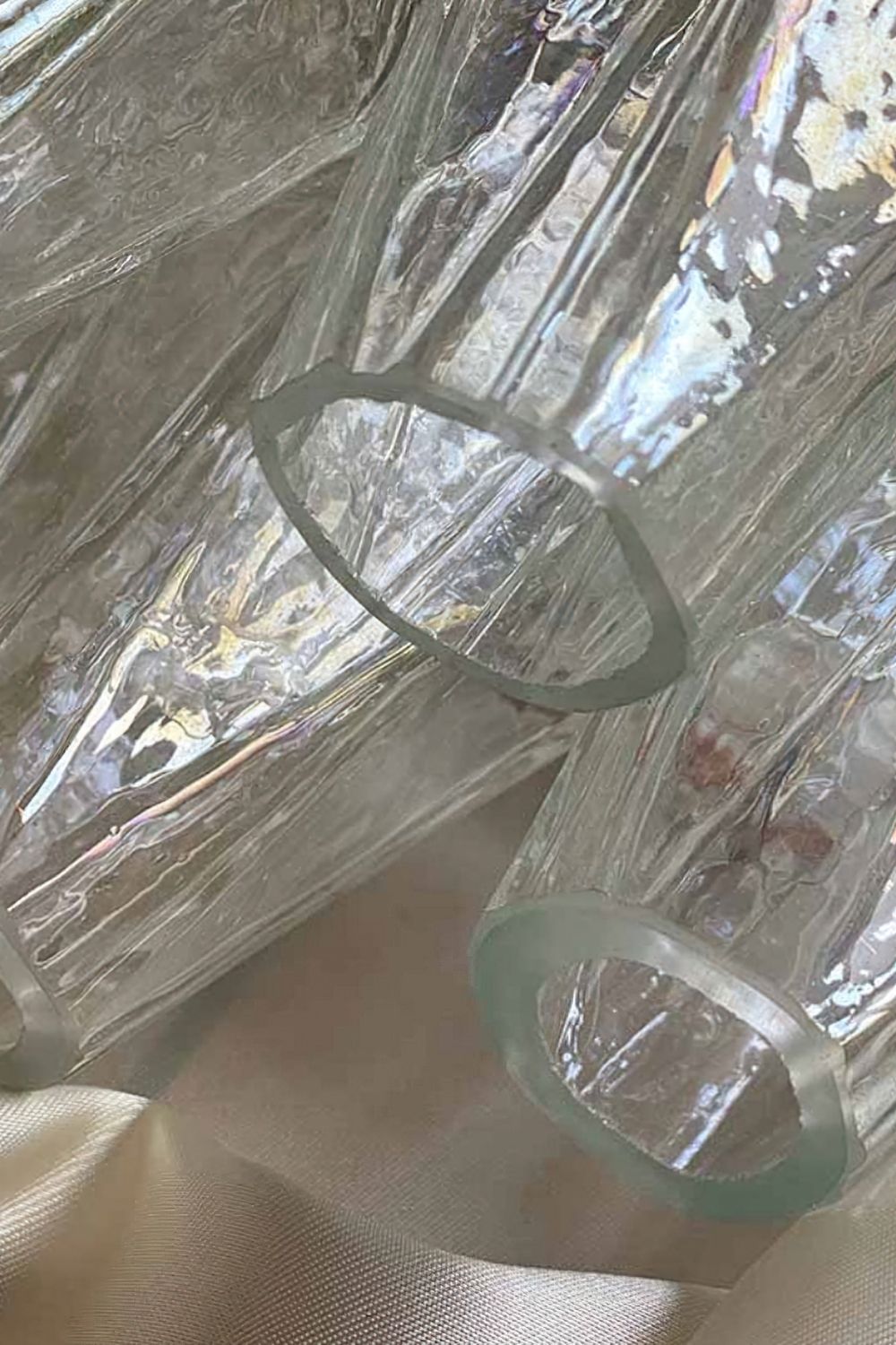Vintage Art Poliedri Transparent Wall Lamp