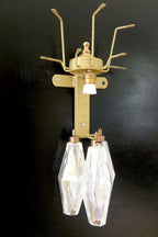 Vintage Art Poliedri Transparent Wall Lamp