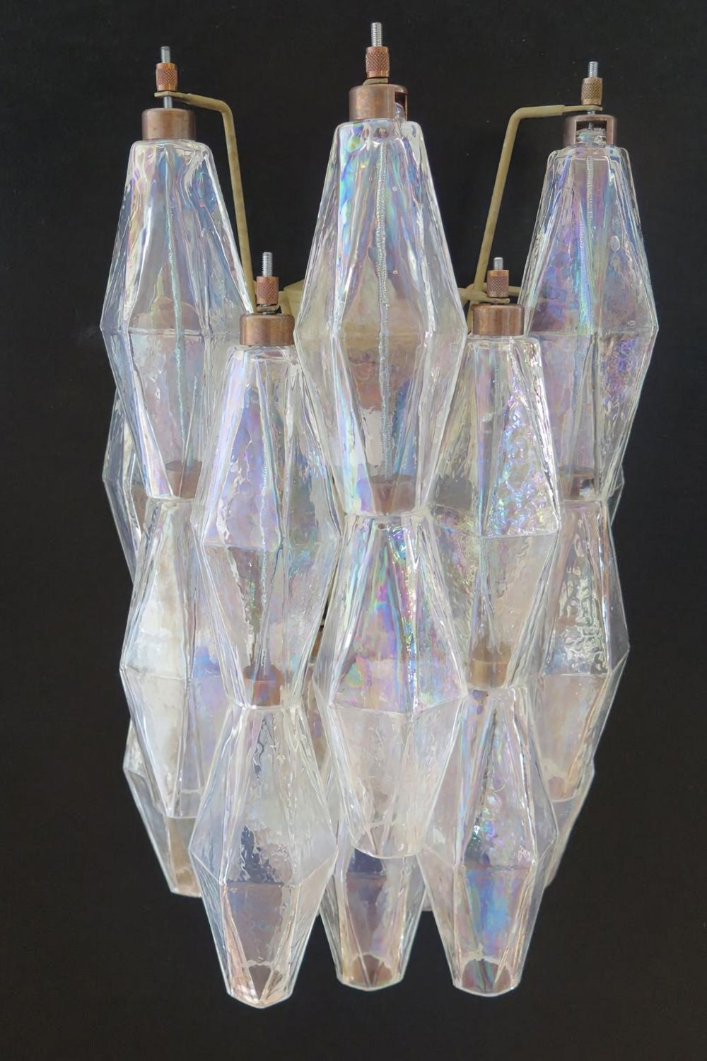 Vintage Art Poliedri Transparent Wall Lamp