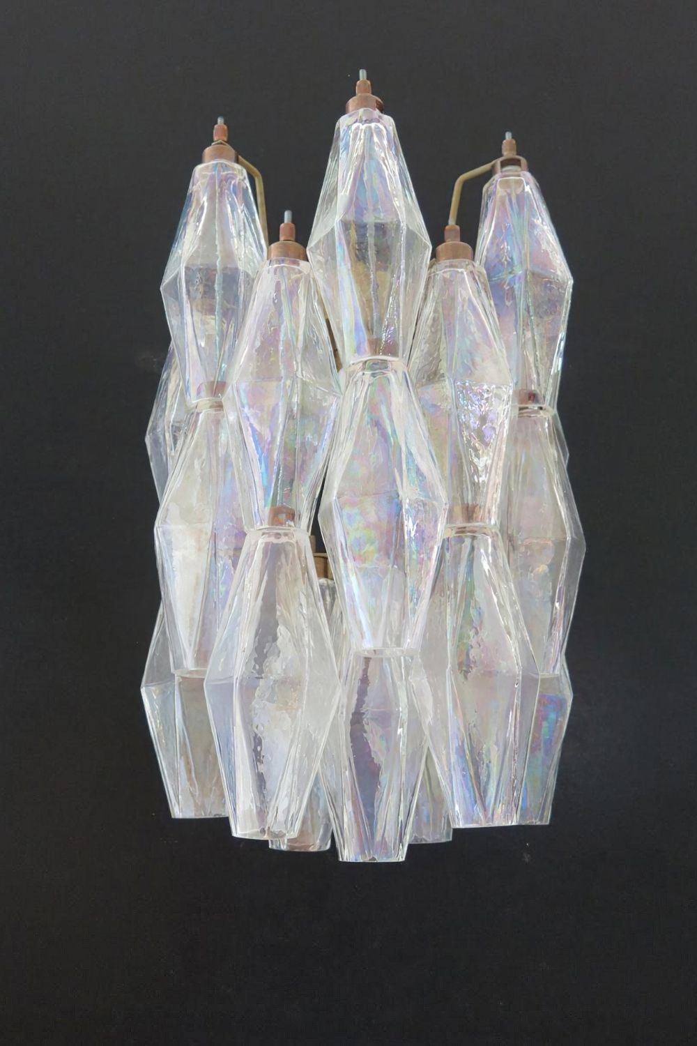Vintage Art Poliedri Transparent Wall Lamp