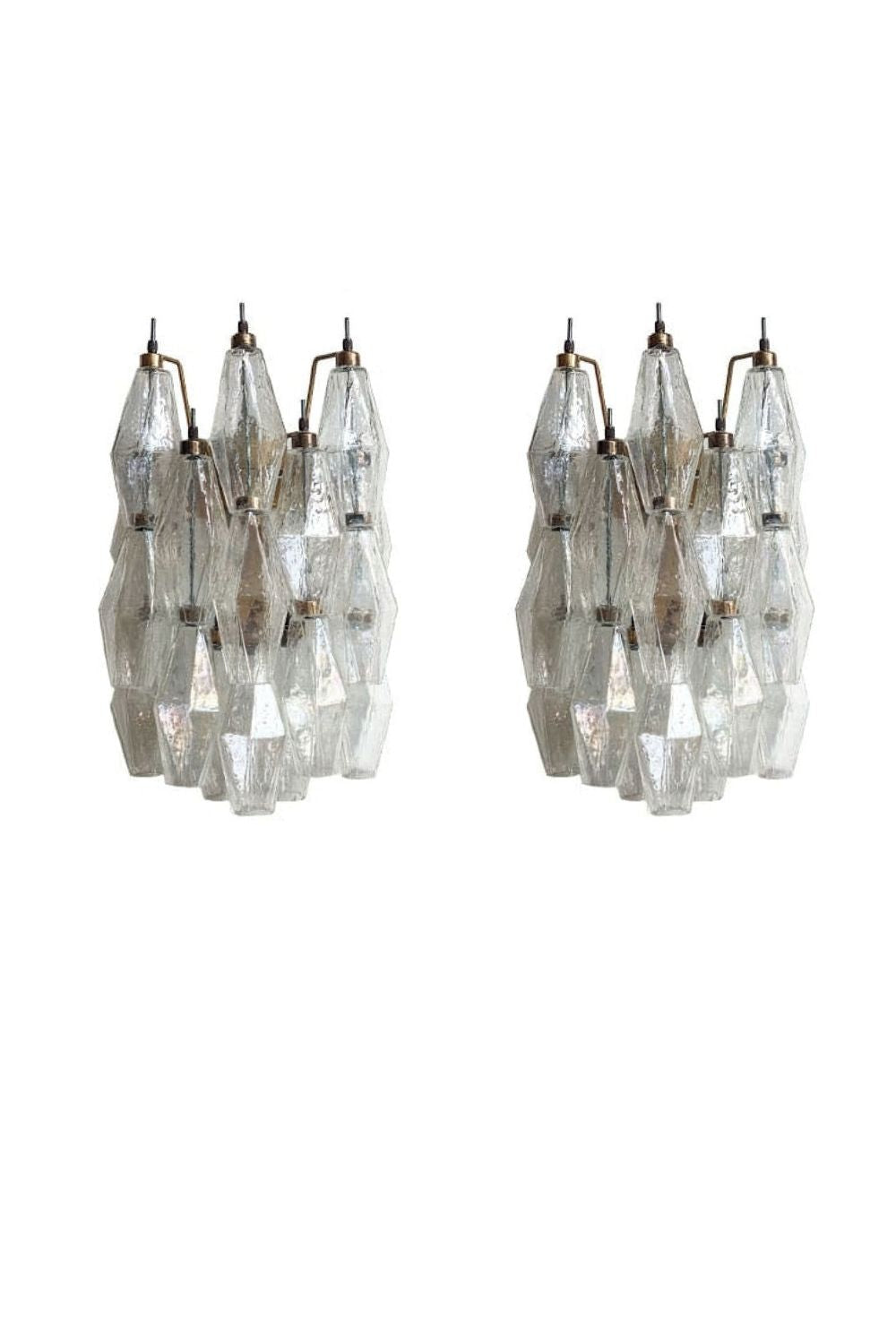 Vintage Art Poliedri Transparent Wall Lamp