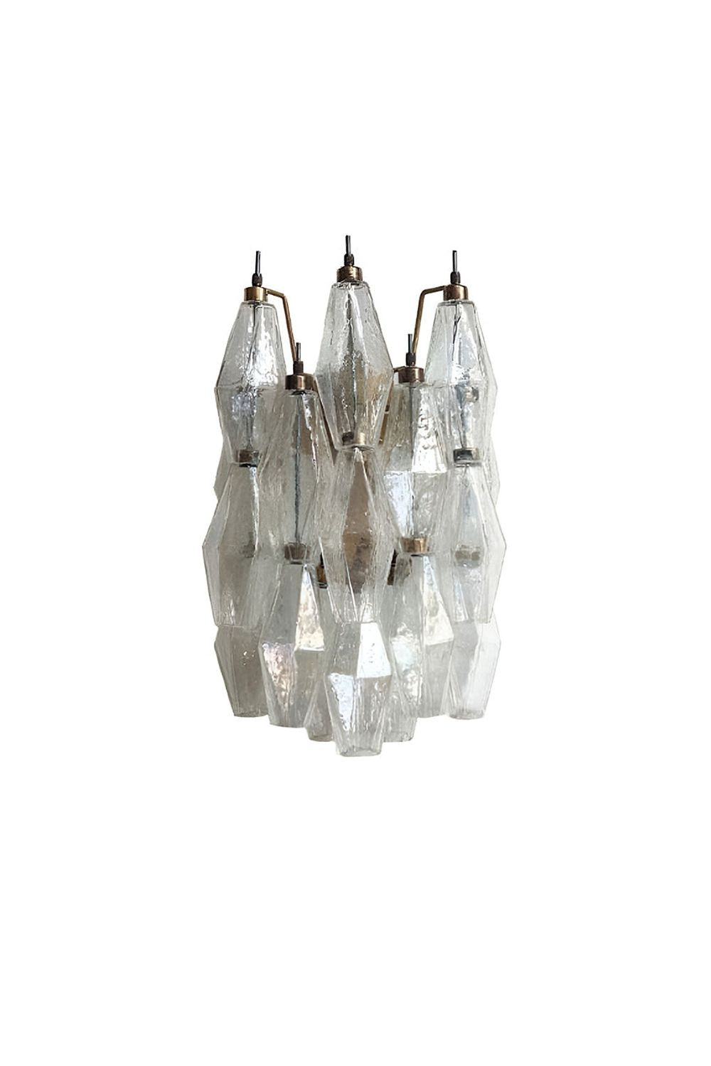 Vintage Art Poliedri Transparent Wall Lamp