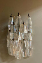 Vintage Art Poliedri Transparent Wall Lamp