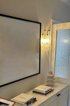 Vintage Art Poliedri Transparent Wall Lamp