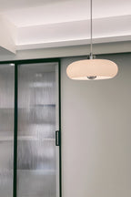 Vintage Bauhaus Glass Pendant Light