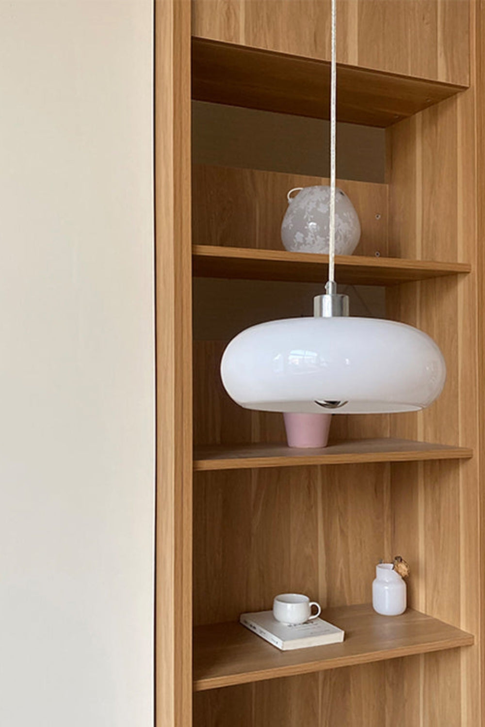 Vintage Bauhaus Glass Pendant Light