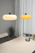 Vintage Bauhaus Glass Pendant Light