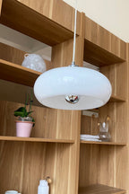 Vintage Bauhaus Glass Pendant Light