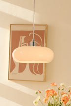 Vintage Bauhaus Glass Pendant Light