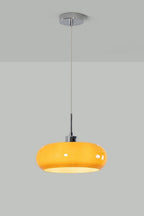 Vintage Bauhaus Glass Pendant Light