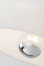 Vintage Bauhaus Glass Pendant Light