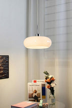 Vintage Bauhaus Glass Pendant Light