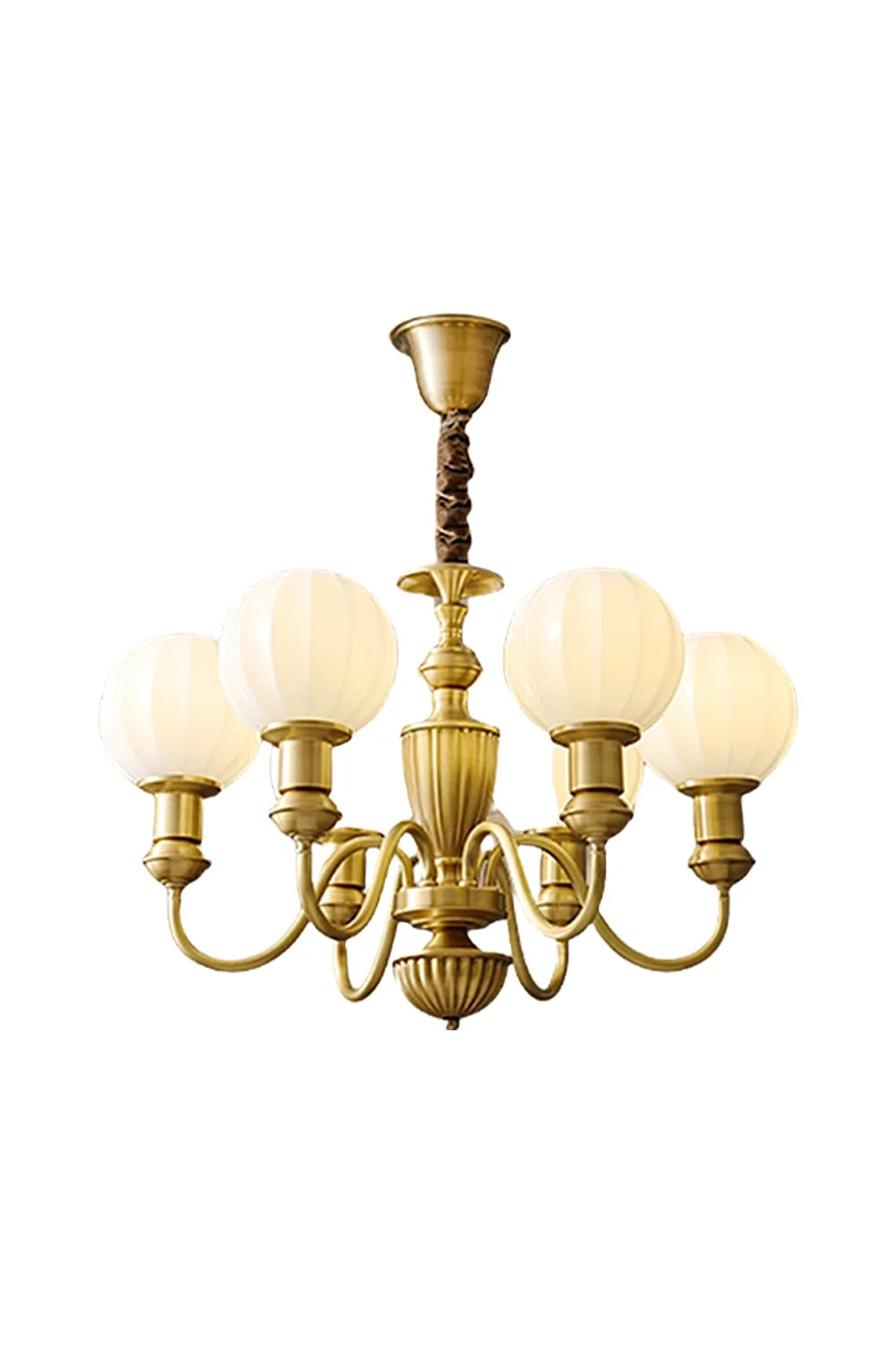 Vintage Brass Chandelier