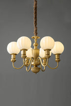 Vintage Brass Chandelier