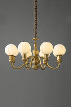 Vintage Brass Chandelier