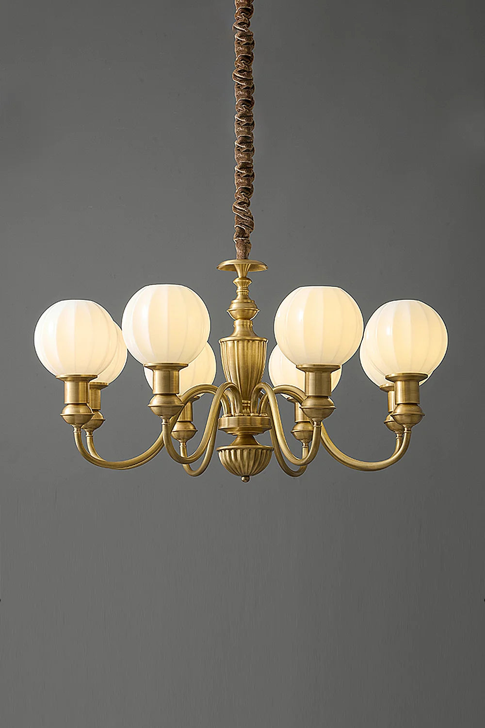 Vintage Brass Chandelier