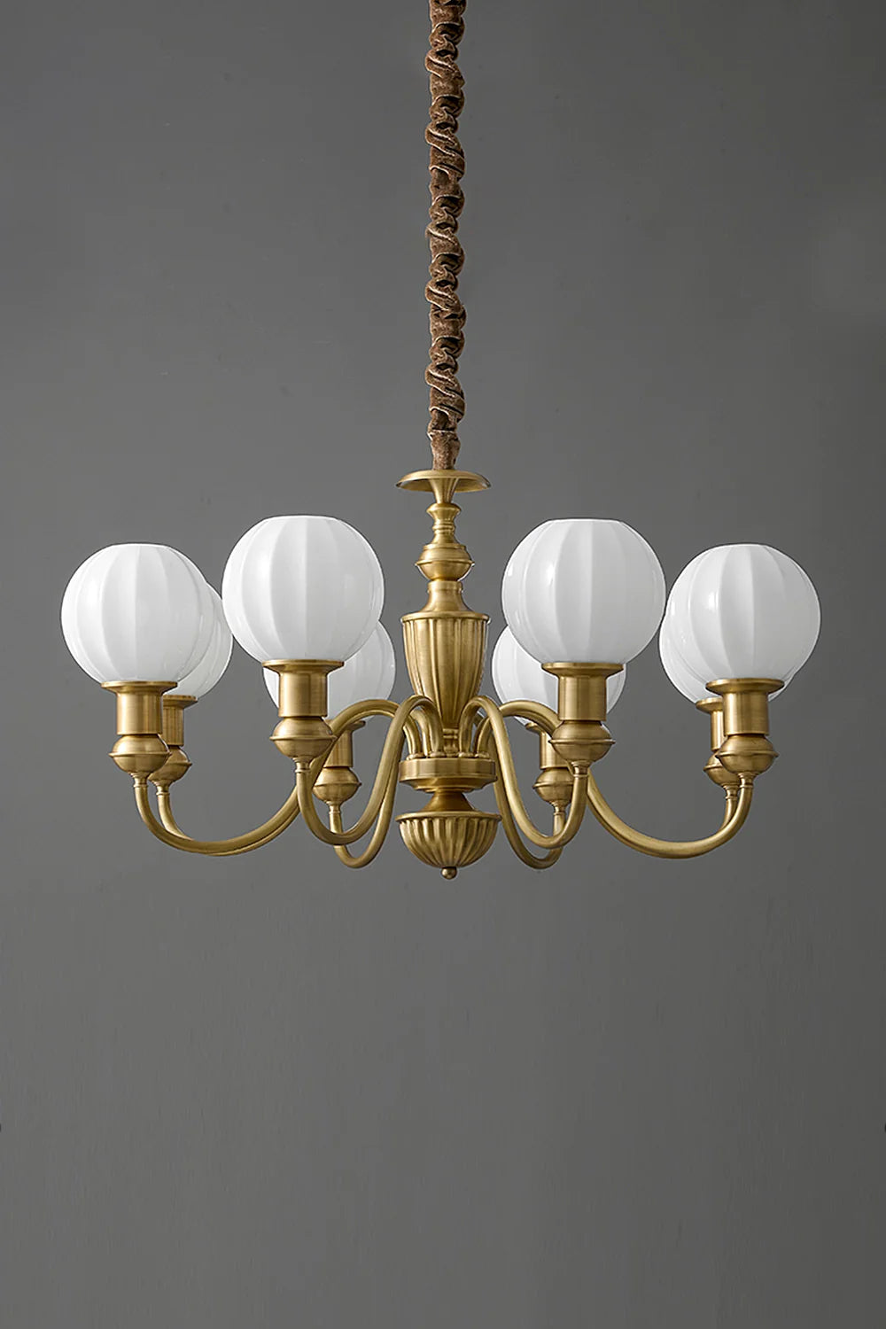 Vintage Brass Chandelier