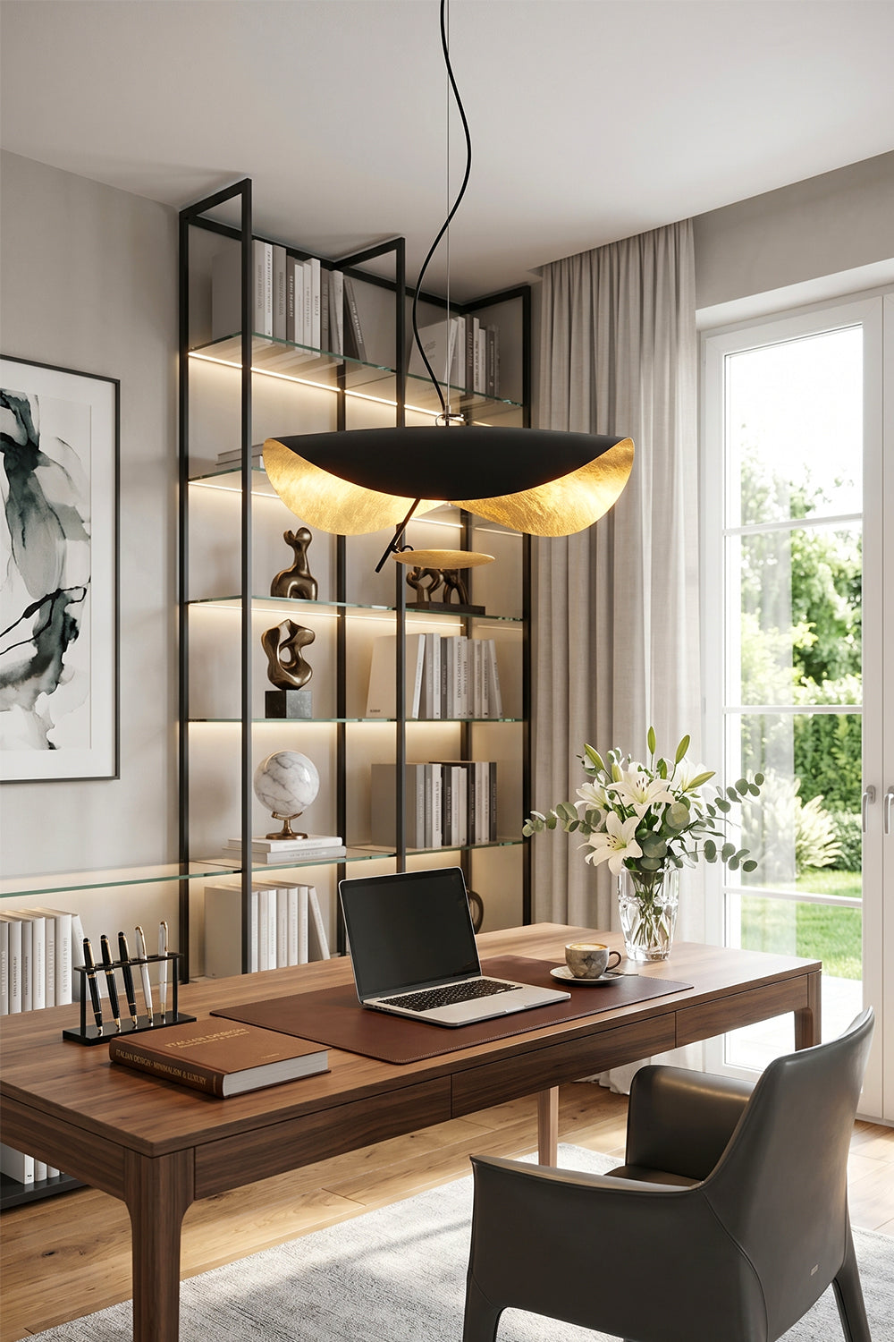 Voluta Horizon Metal Pendant Light