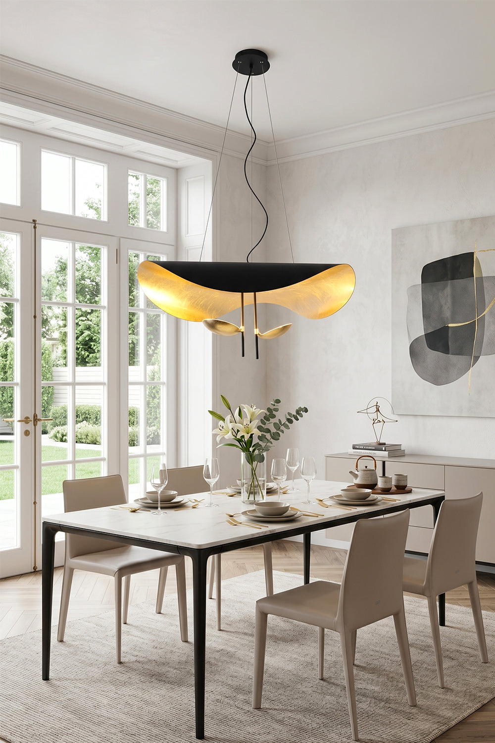 Voluta Horizon Metal Pendant Light