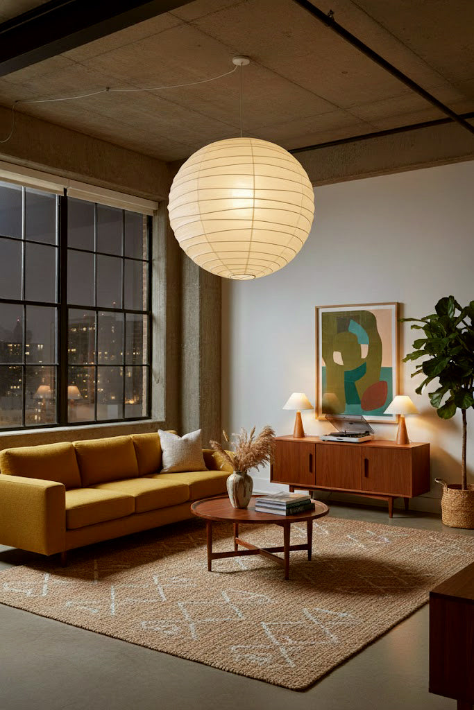 Washi Paper 100D Pendant Lamp