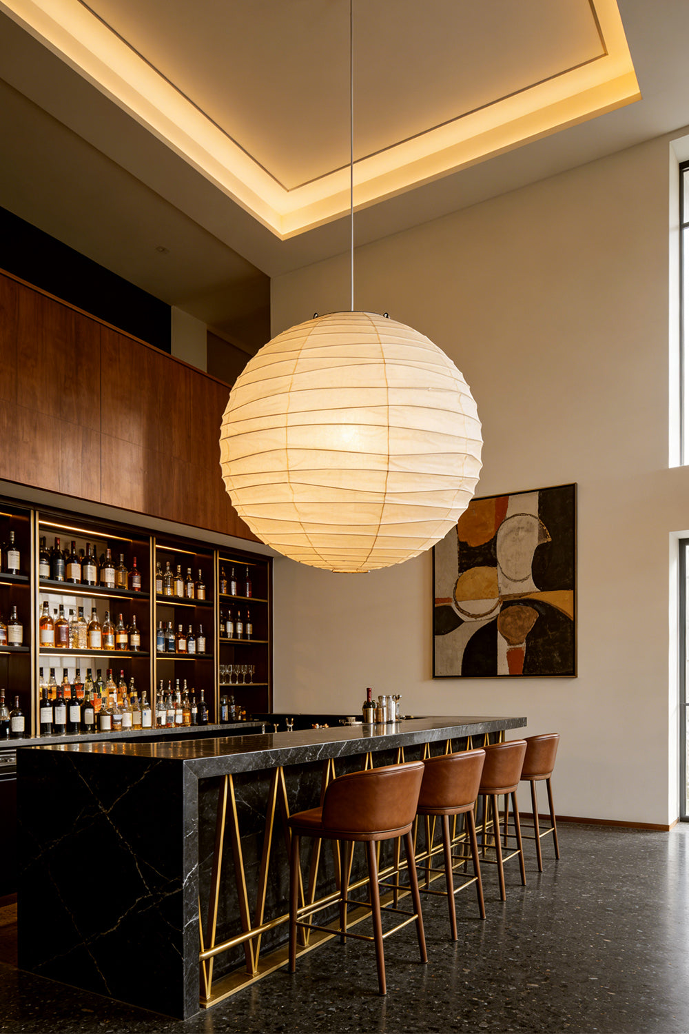 Washi Paper 100D Pendant Lamp