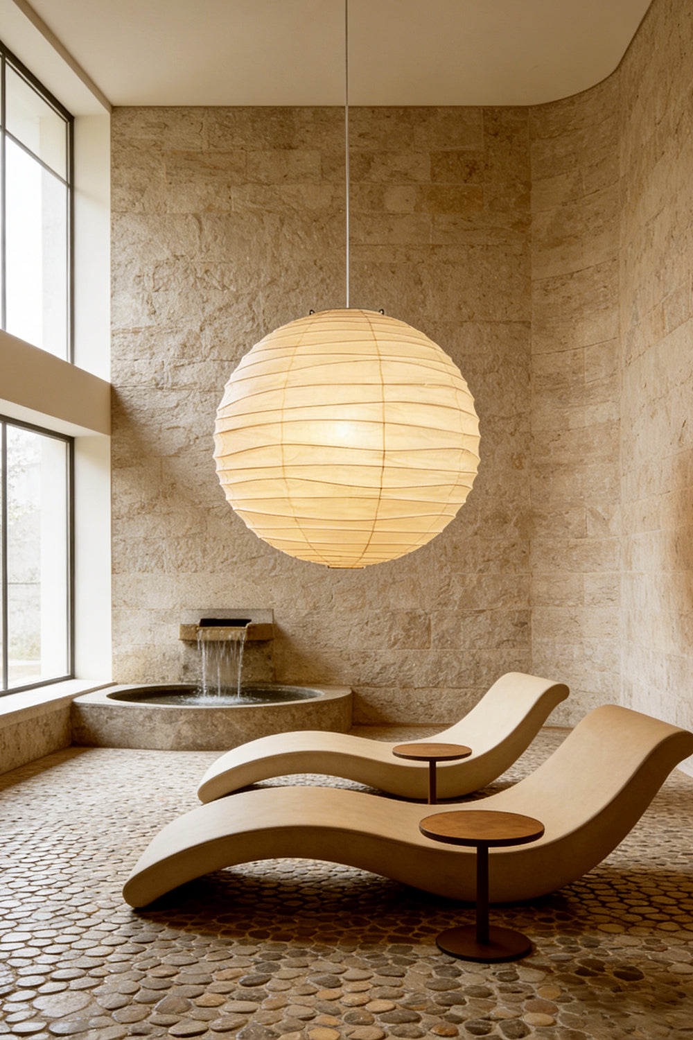 Washi Paper 120D Pendant Lamp