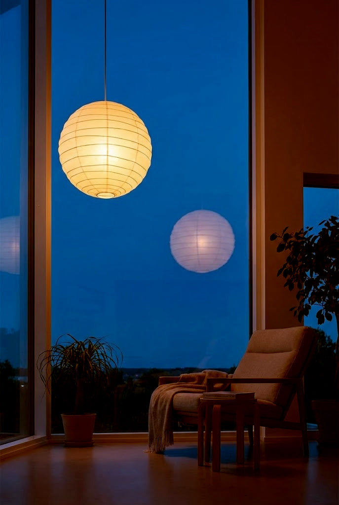 Washi Paper 55D Pendant Lamp