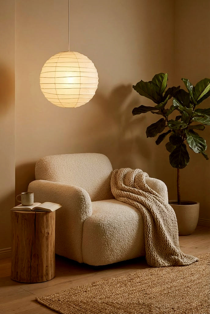 Washi Paper 55D Pendant Lamp