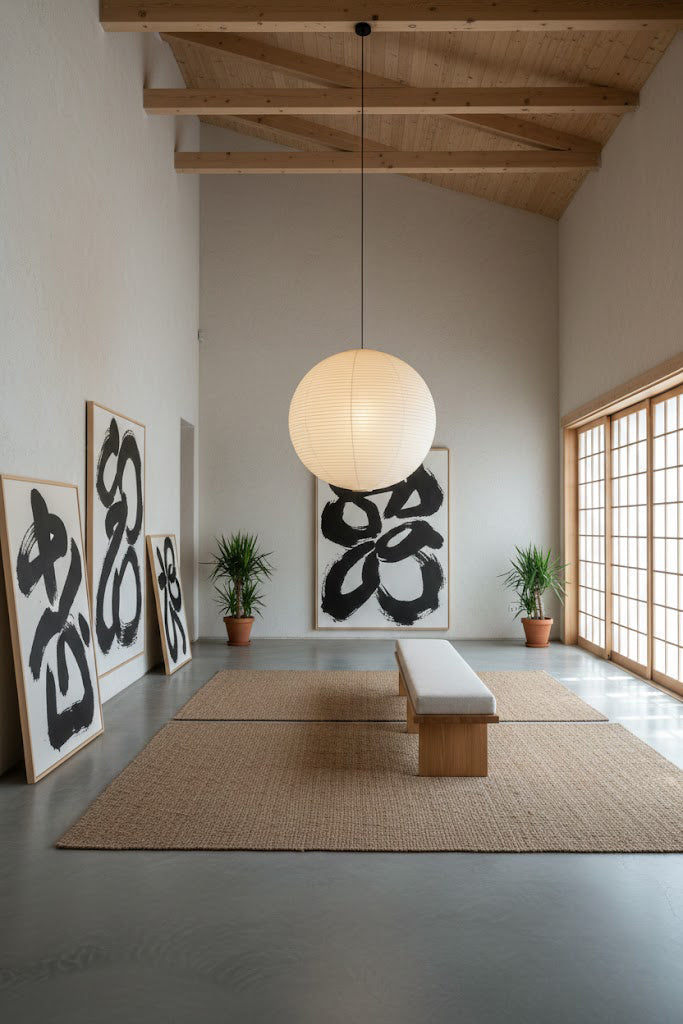 Washi Paper 80A Pendant Light