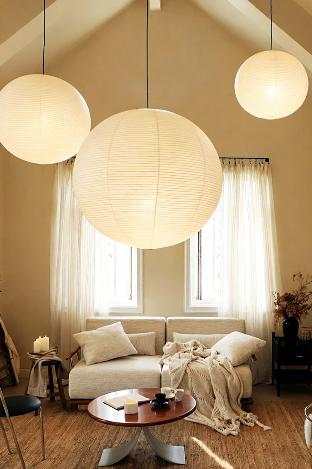 Washi Paper A Pendant Light