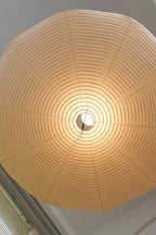 Washi Paper Oval Pendant Light