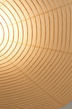 Washi Paper Oval Pendant Light