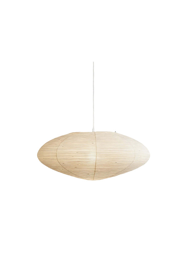 Washi Paper Oval Pendant Light