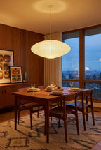Washi Paper Oval Pendant Light