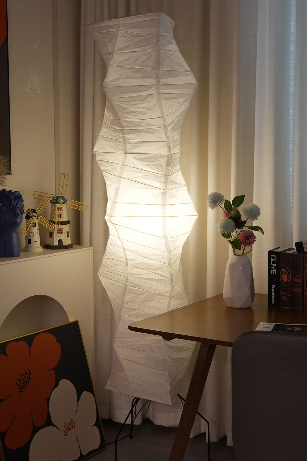Washi Paper UF4-33N Floor Lamp