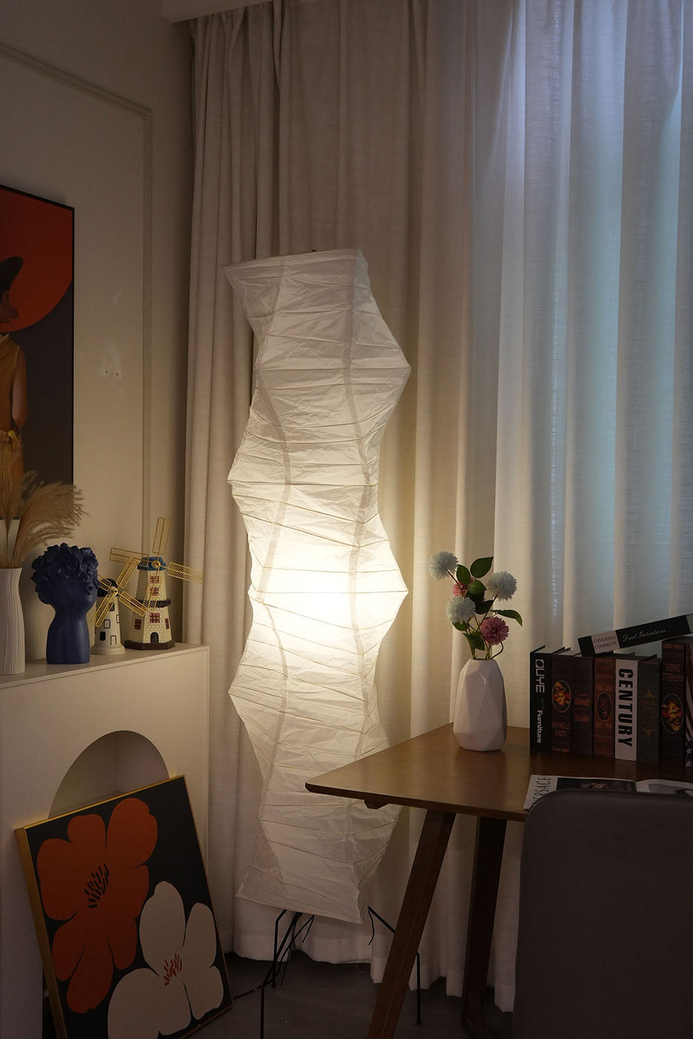 Washi Paper UF4-33N Floor Lamp