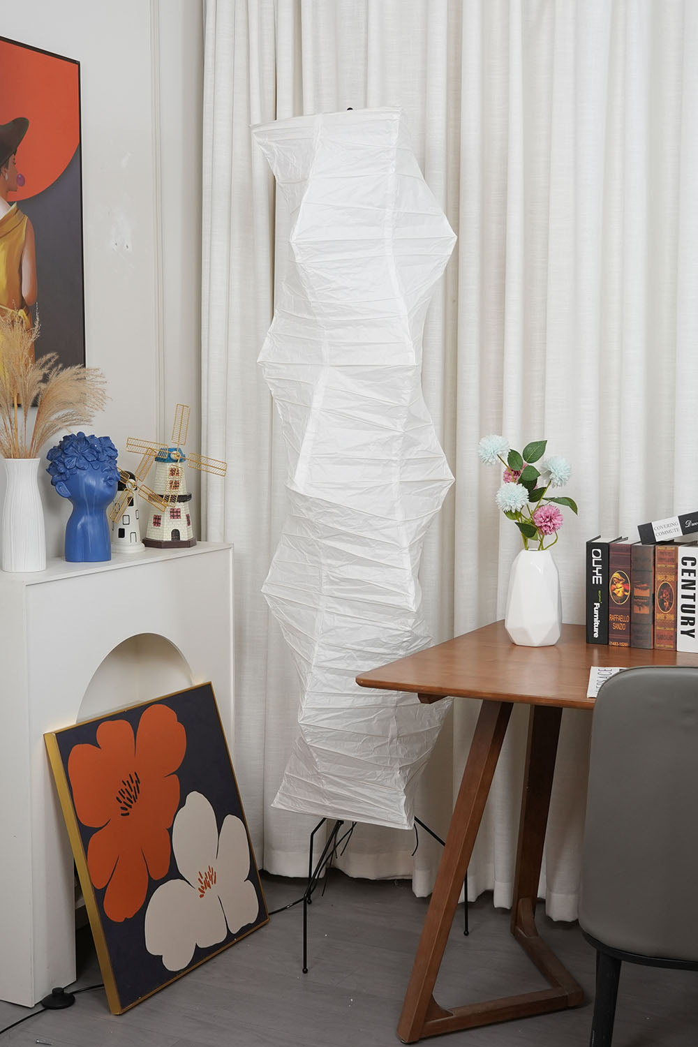 Washi Paper UF4-33N Floor Lamp
