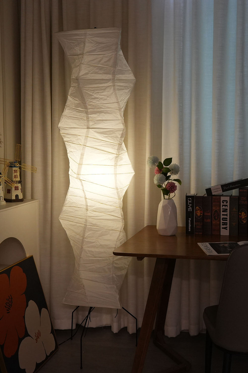 Washi Paper UF4-33N Floor Lamp
