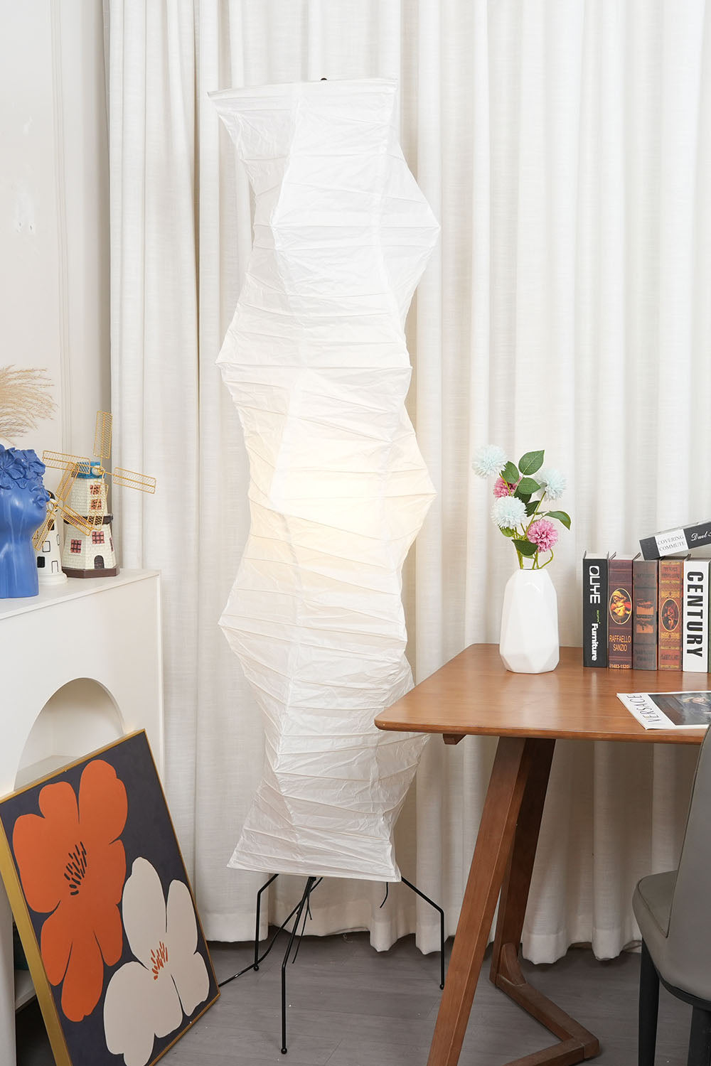 Washi Paper UF4-33N Floor Lamp
