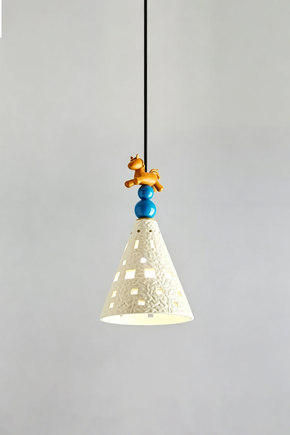Whimsy Ceramic & Resin Pendant Light
