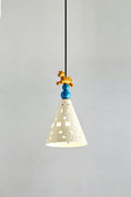 Whimsy Ceramic & Resin Pendant Light