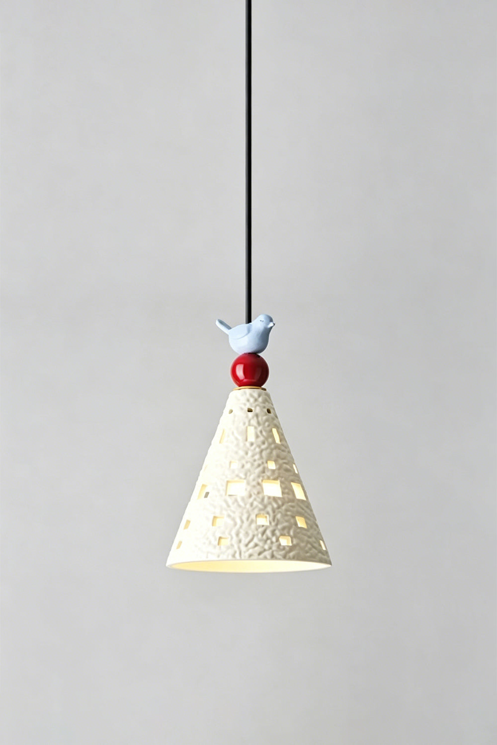 Whimsy Ceramic & Resin Pendant Light