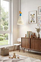 Whimsy Ceramic & Resin Pendant Light