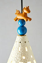 Whimsy Ceramic & Resin Pendant Light