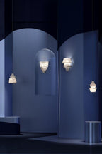 White Alabaster Pendant Light