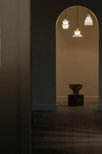 White Alabaster Pendant Light