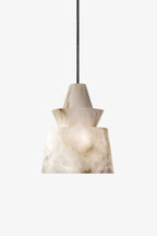 White Alabaster Pendant Light