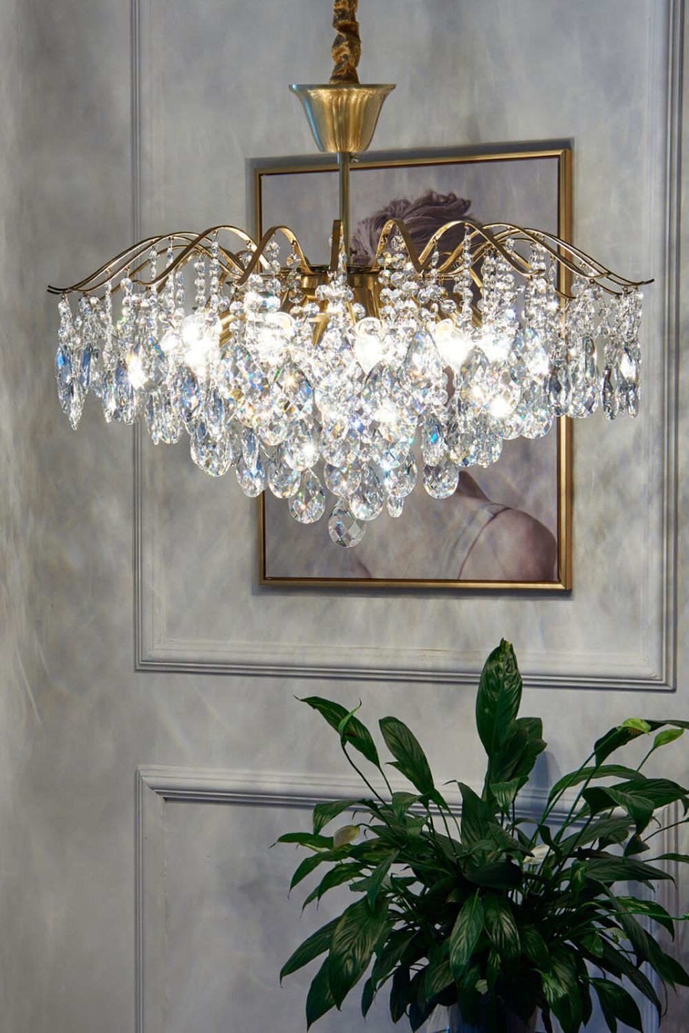 Windchime Crystal Chandelier