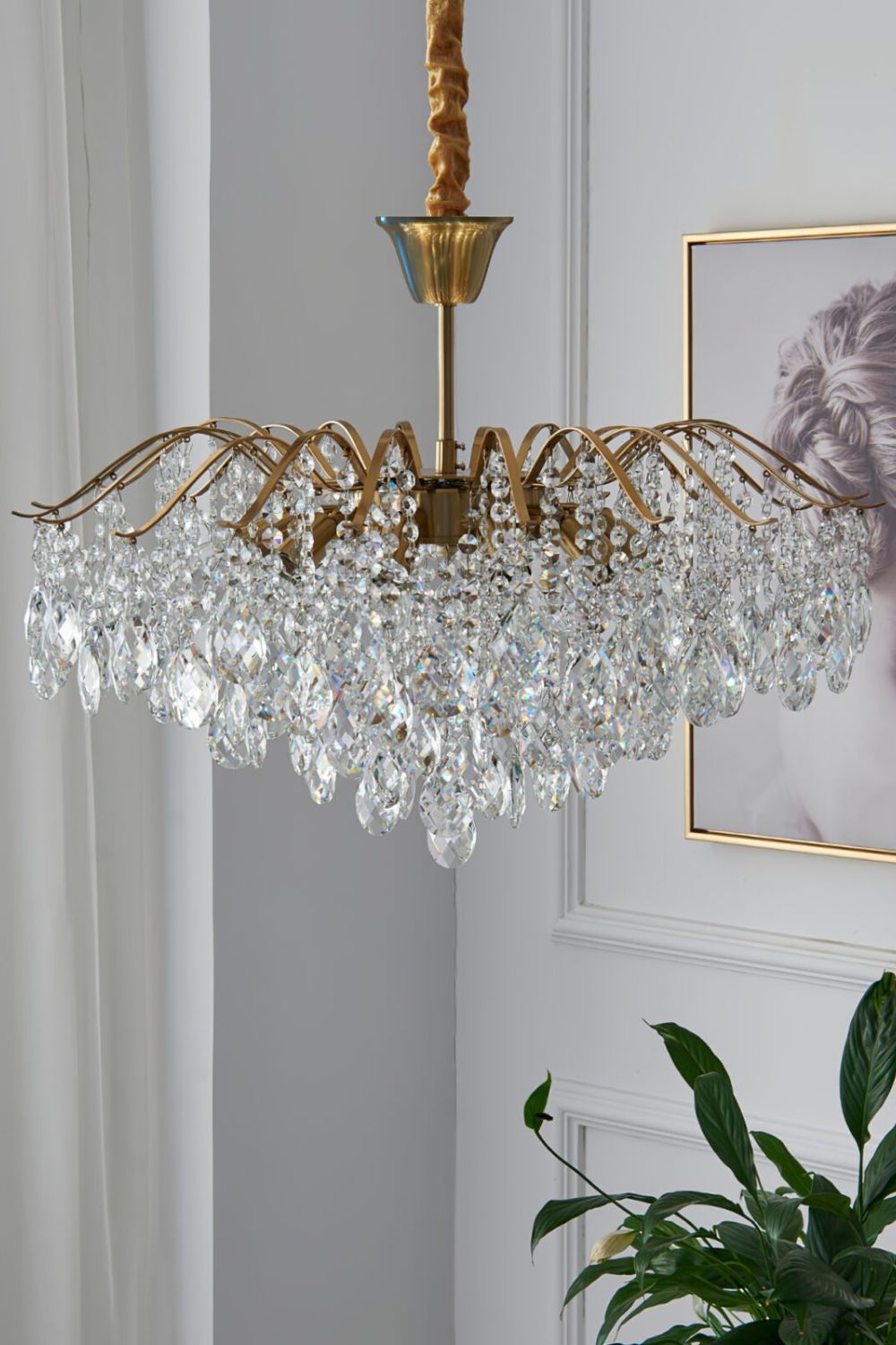 Windchime Crystal Chandelier