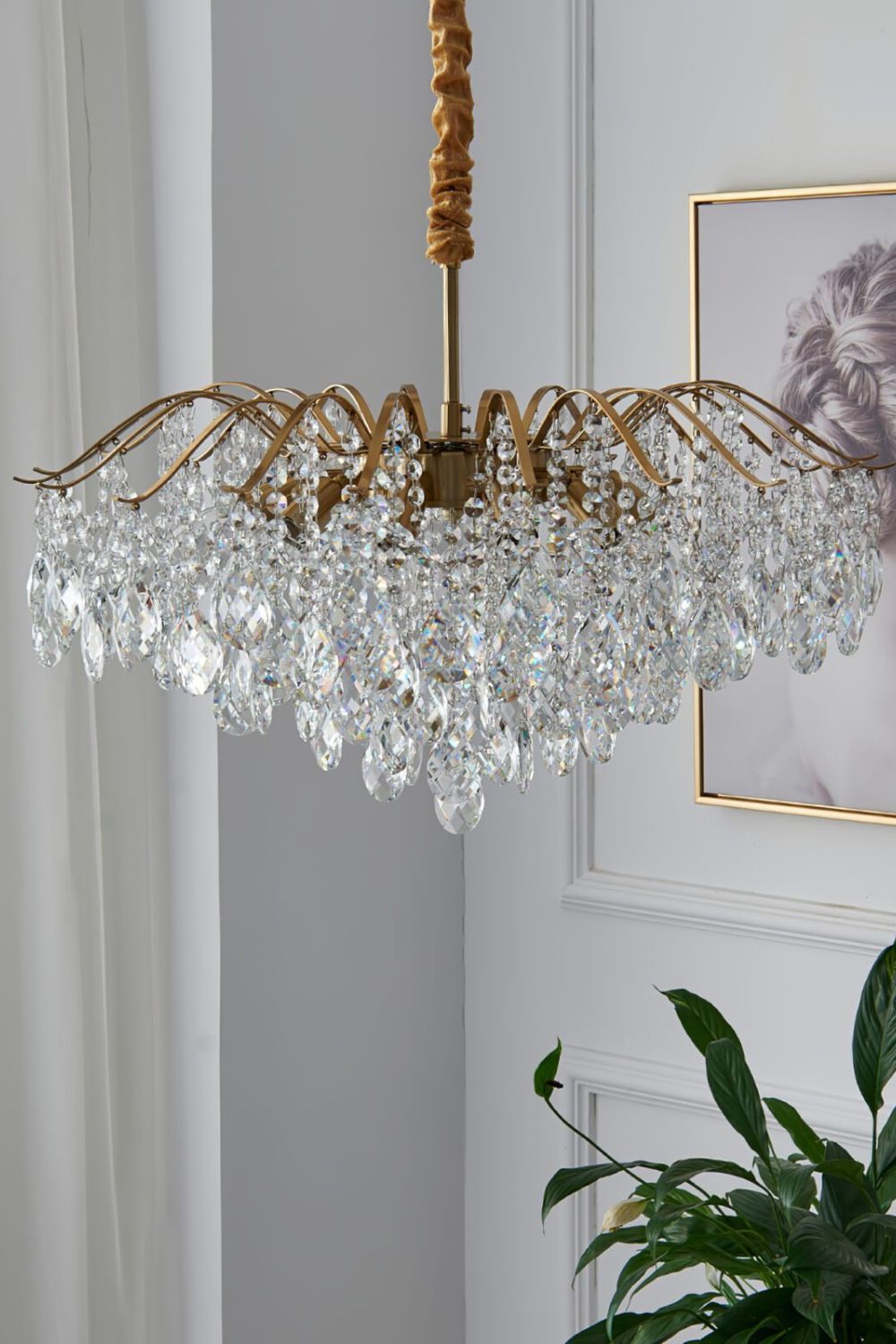 Windchime Crystal Chandelier